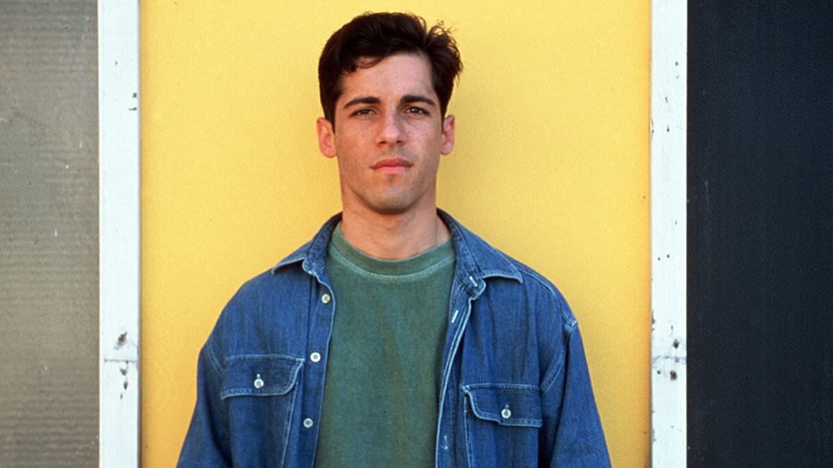 Alex Dimitriades spotted on Sydney film set in casual, rugged look