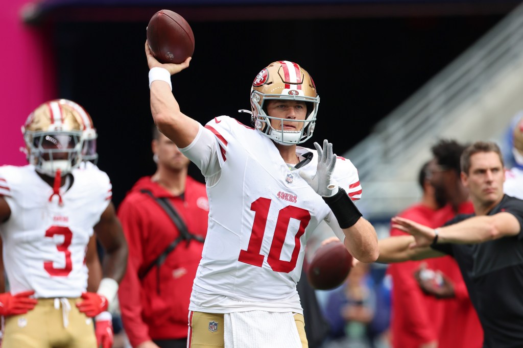 49ers will start Mac Jones in Week 2 after Brock Purdy ruled out