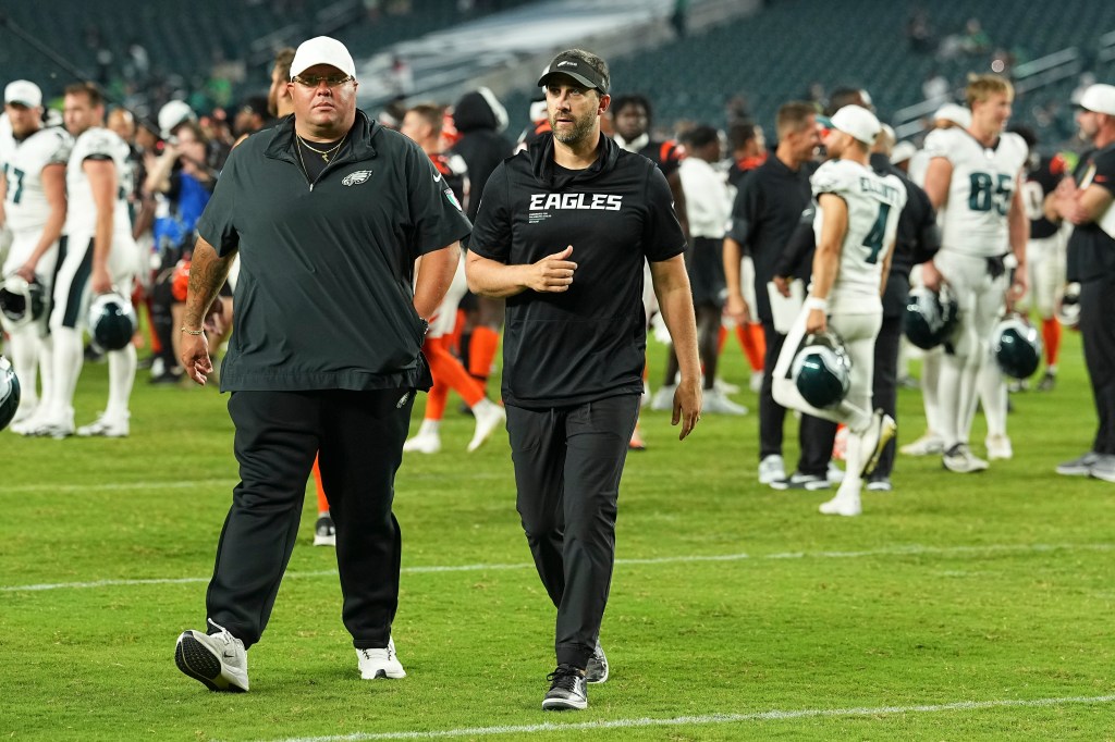 DiSandro with Nick Sirianni