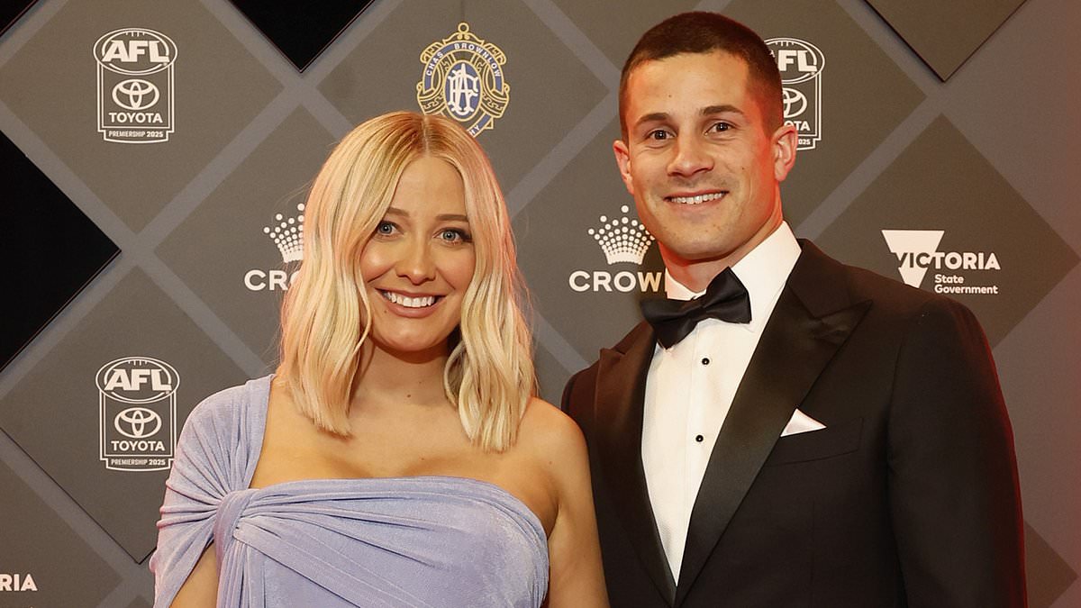 Lauren Goold debuts baby bump at 2025 Brownlow Medal as Mills and Rowell highlight the night
