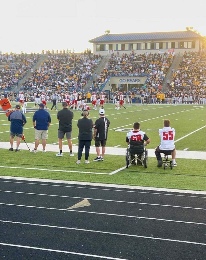 Injured Michigan high school player