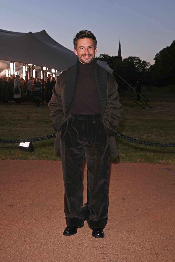 Jonathan Bailey at Burberry show