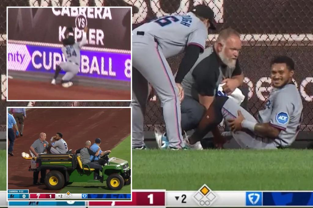 Marlins' Dane Myers Carted Off Field With Knee Laceration; Season Ending Injury Complicates Playoff Push
