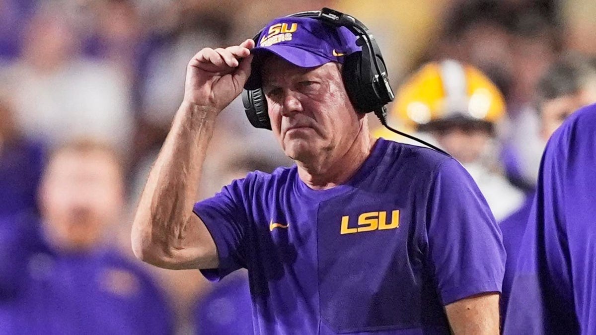 LSU 20, Florida 10; Brian Kelly knocked into during sideline scuffle as Tigers' defense forces multiple turnovers