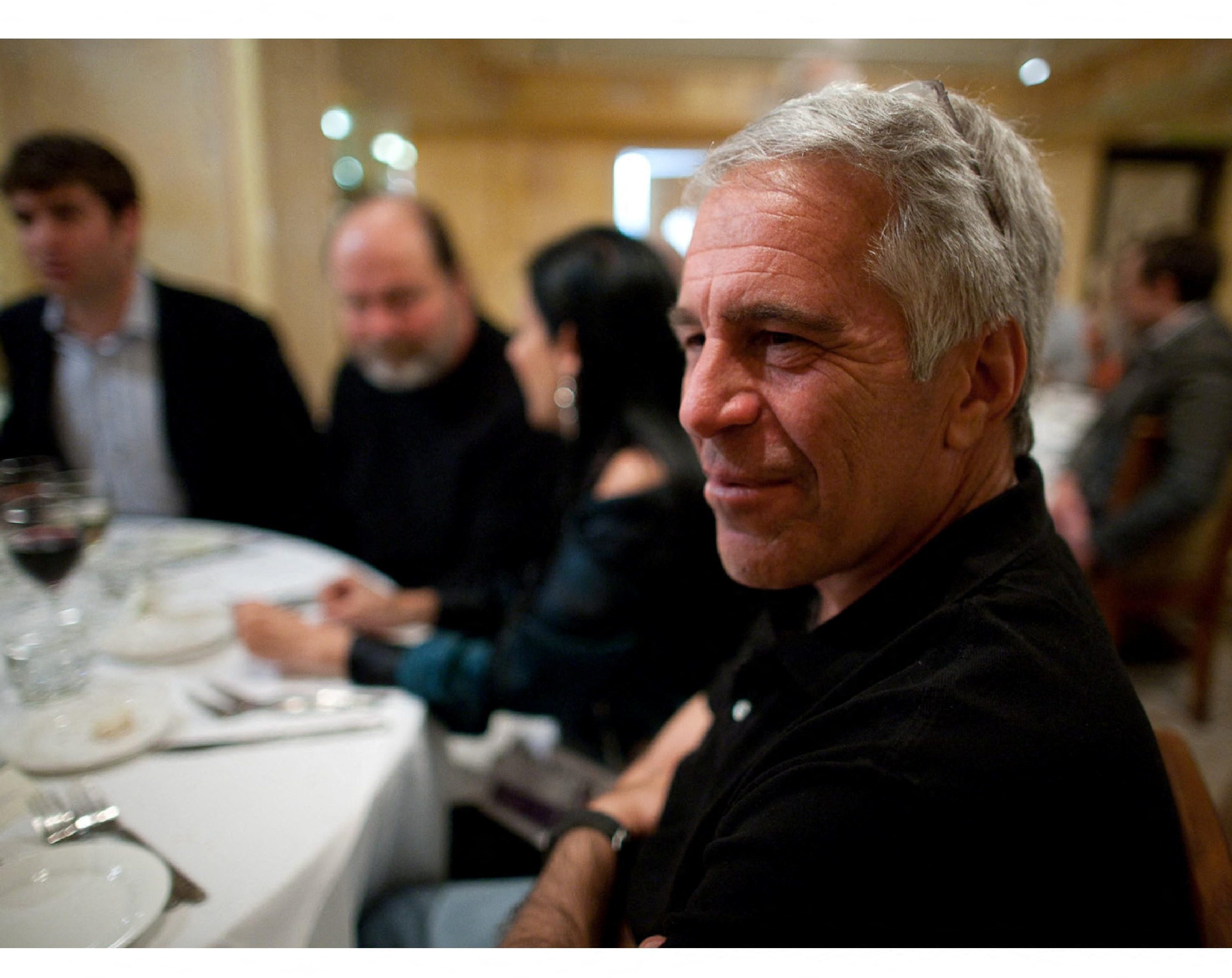 Epstein with associates photo