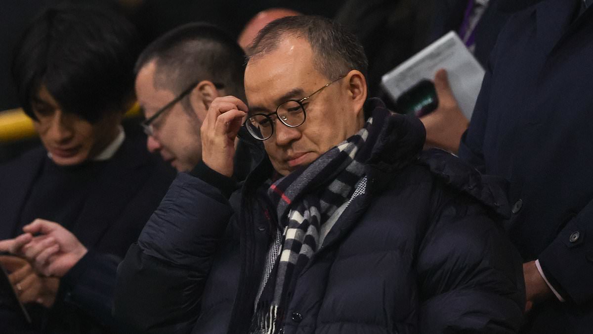 Wolves chairman Jeff Shi resigns as fan protests mount; interim leader named as relegation fears deepen