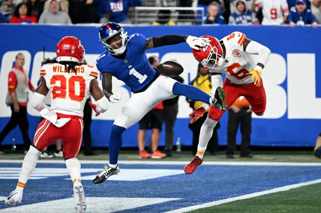 Nabers Misses Giants Practice; Week 4 Status Murky as Dart Prepares for First Start