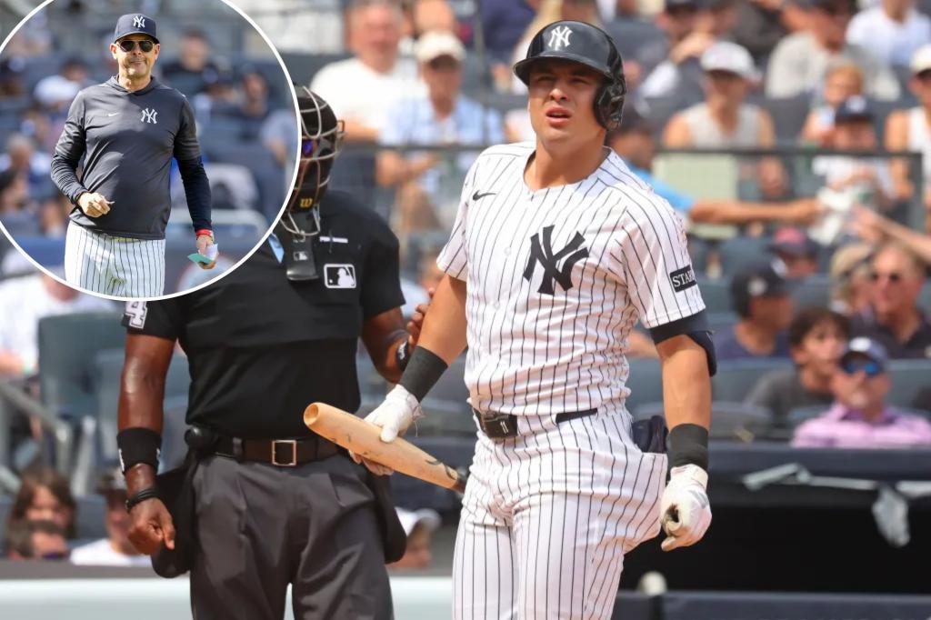 Boone signals shift at shortstop, starts José Caballero as Anthony Volpe struggles