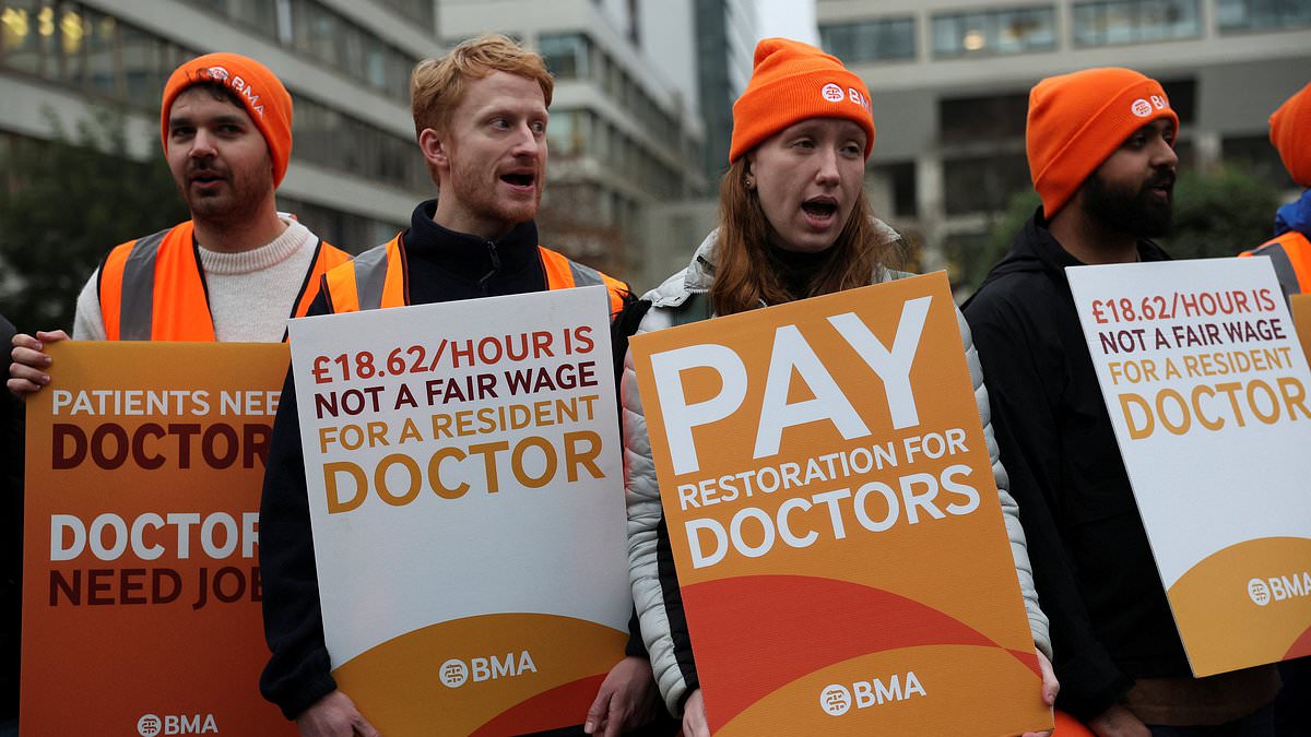 NHS braces for five-day junior-doctor strike as flu surge tests services