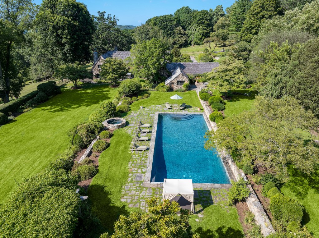 Aerial view of estate