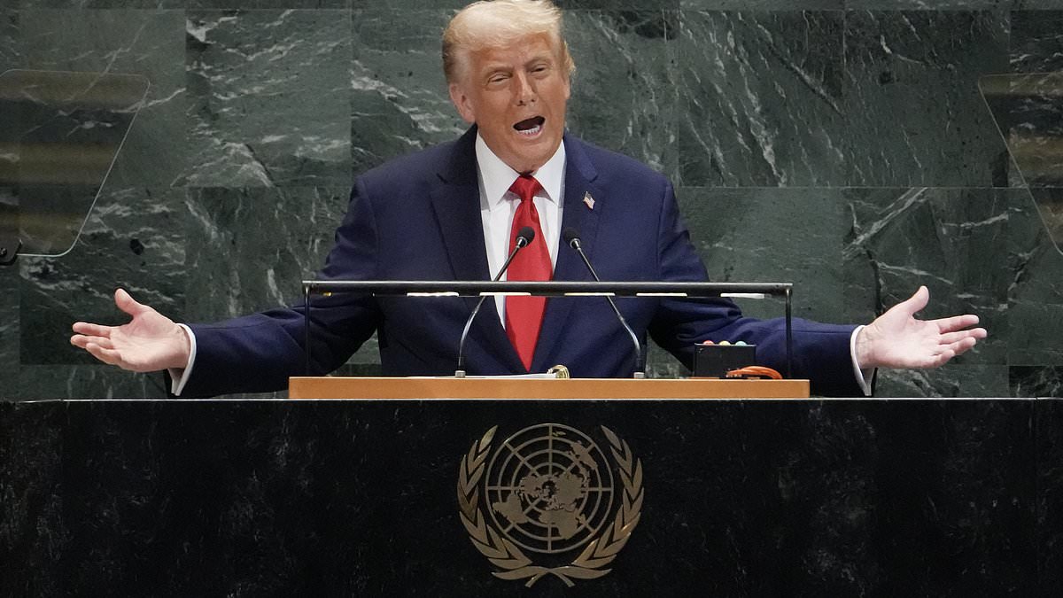 Trump accuses UN of funding assault on Western borders at UN General Assembly