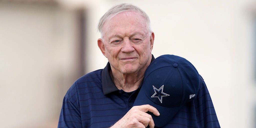 Dallas Cowboys owner Jerry Jones before a game at AT&T Stadium