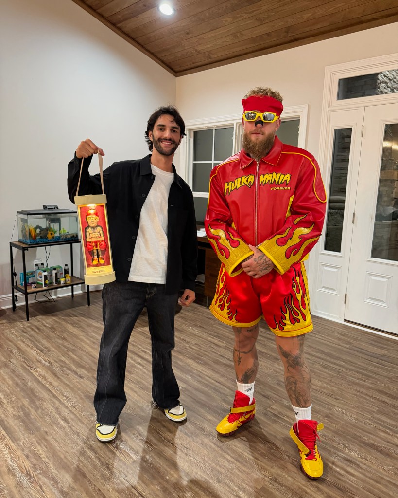 Jake Paul’s Hulk Hogan-inspired fight outfit for Joshua bout draws attention to Bushwick designer Benny Goldberg