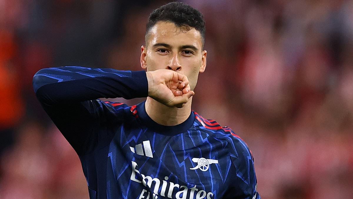 Martinelli scores within a minute after Arteta says he 'saw it in his eyes' as Arsenal beat Athletic Bilbao 2-0