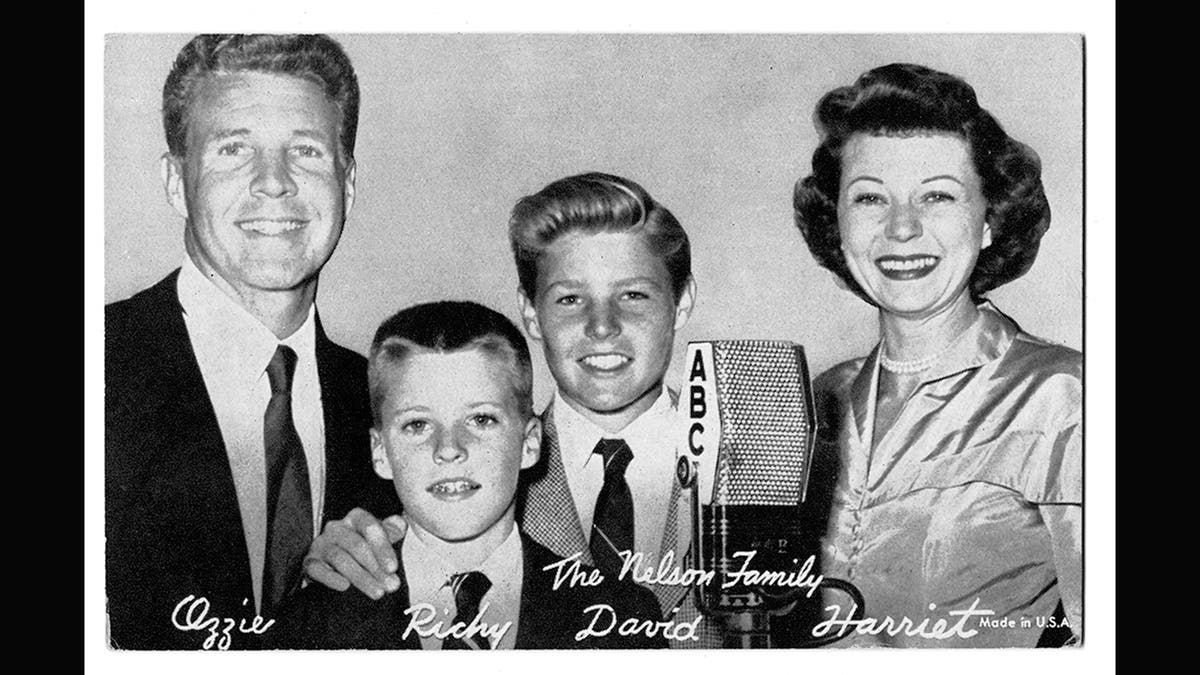 Ozzie and Harriet Nelson family photo