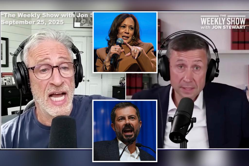 Jon Stewart targets Harris over Buttigieg remark; party credibility under scrutiny