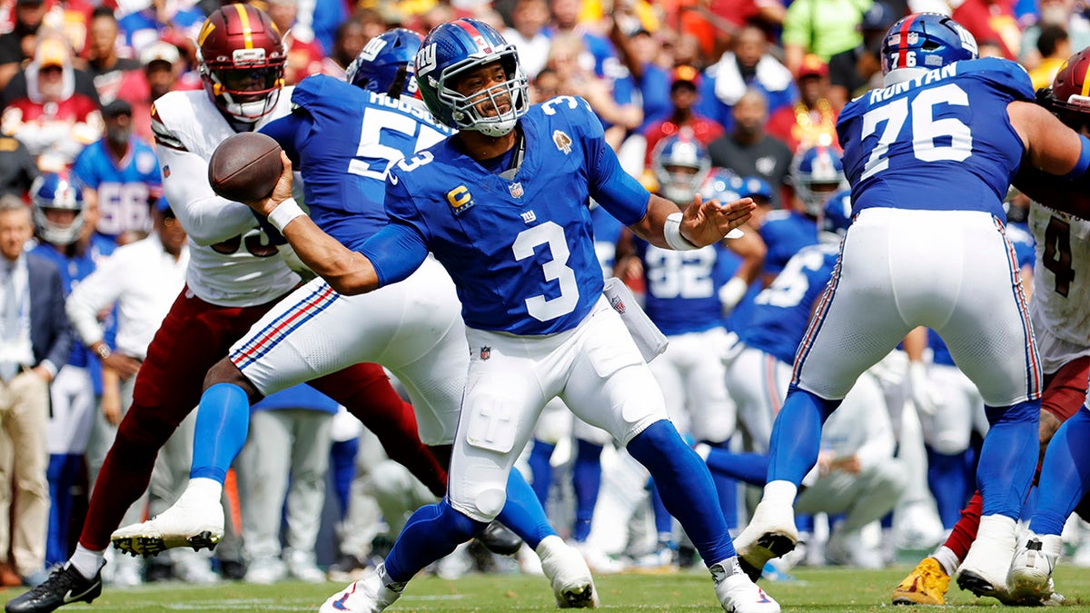 Russell Wilson in Week 1 against Washington