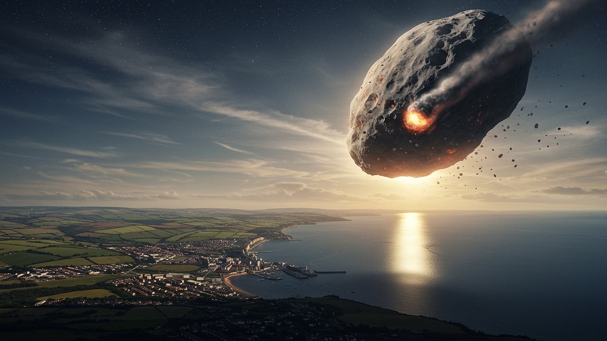 Britain's secret rocky past: Scientists confirm asteroid smashed into Yorkshire coast 43 million years ago