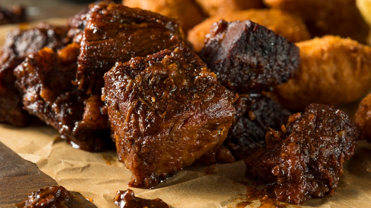 Burnt ends barbecue