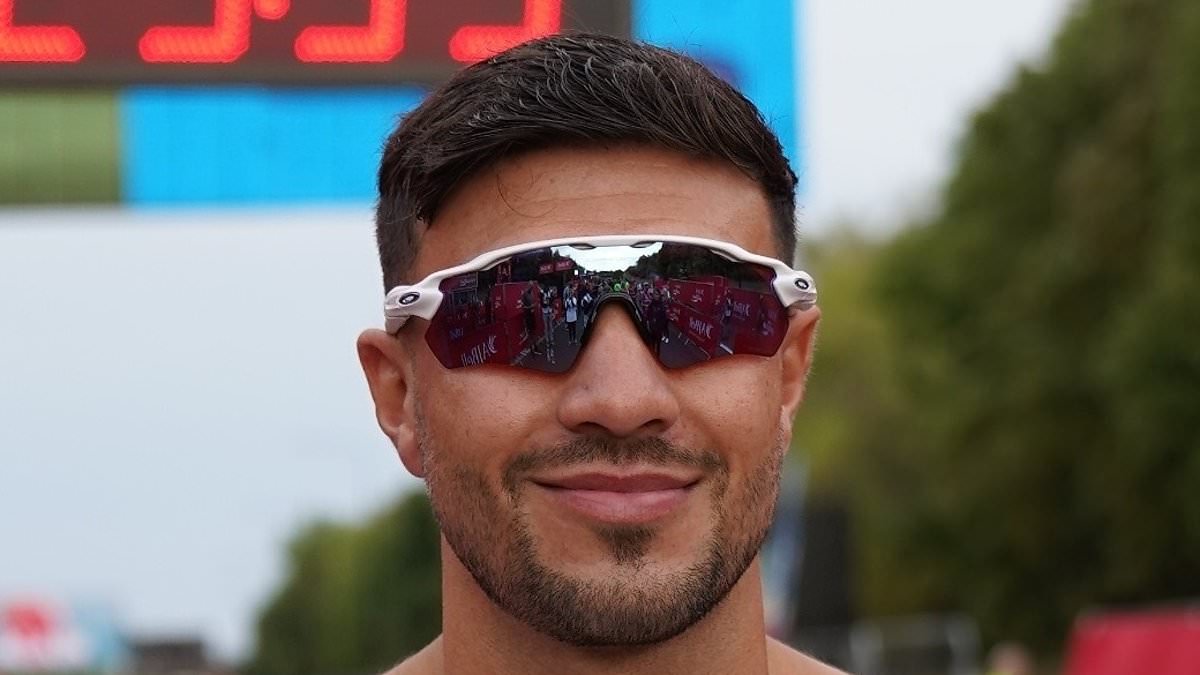 Tommy Fury runs Great North Run after triathlon marked DNF amid cut-off controversy