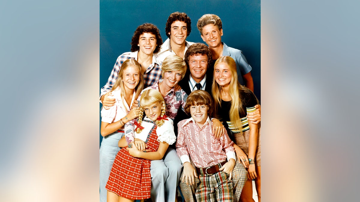 The Brady Bunch cast in a classic photo