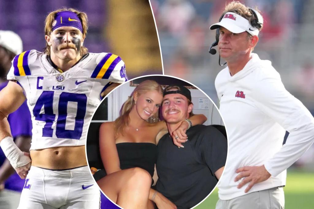 Kiffin responds 'Take the over' as daughter’s relationship with LSU linebacker Weeks becomes talking point before LSU-Ole Miss clash