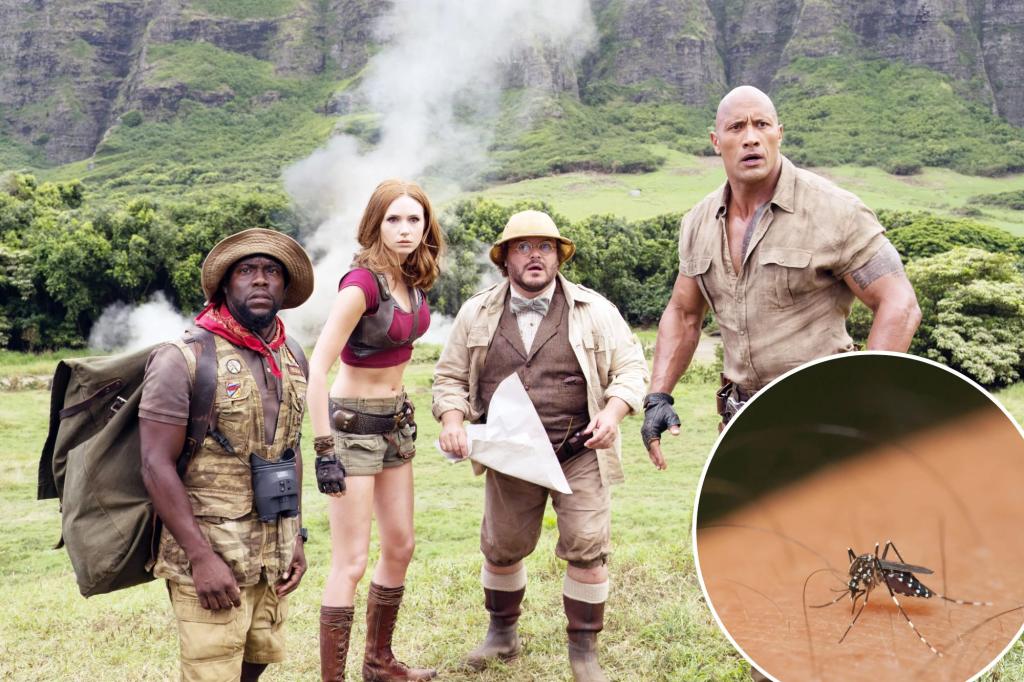 Honeymooner's 'insane' bug-bite reaction sparks Jumanji memes online