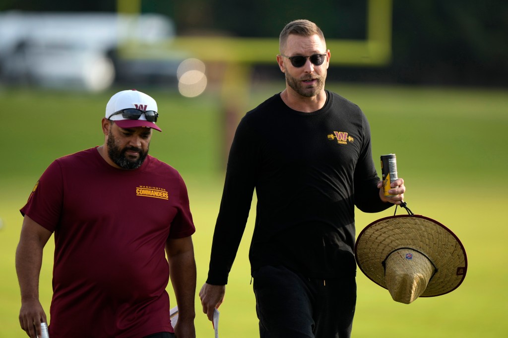 Commanders offensive setup