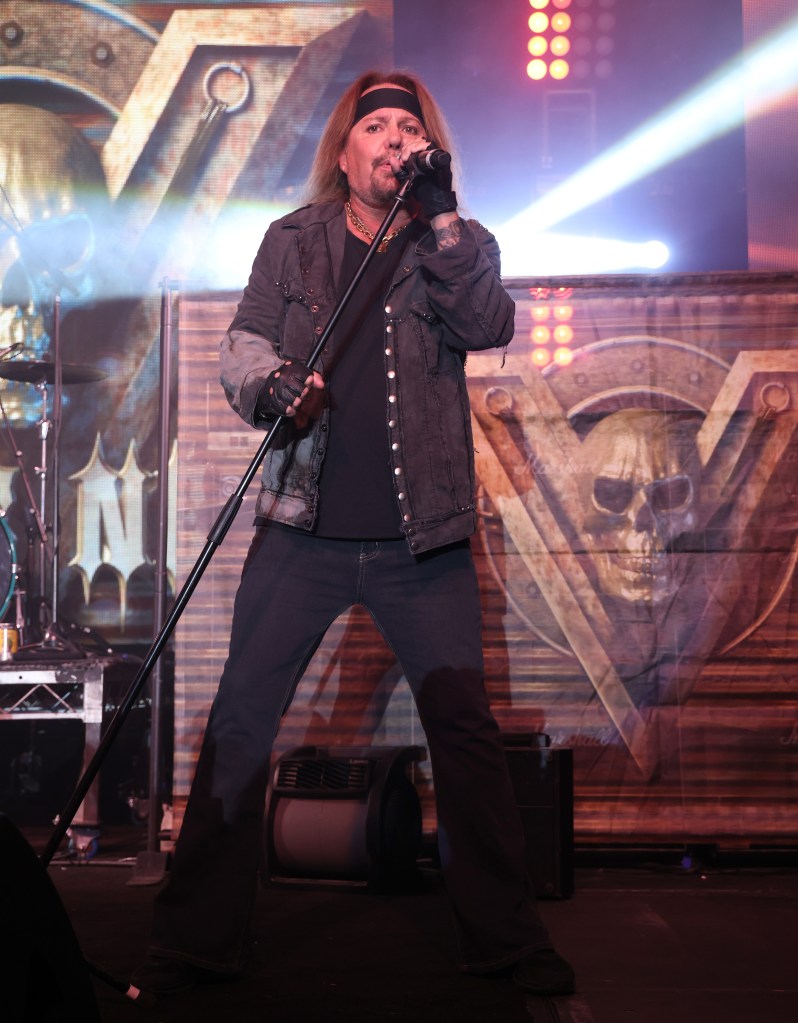 Vince Neil performing