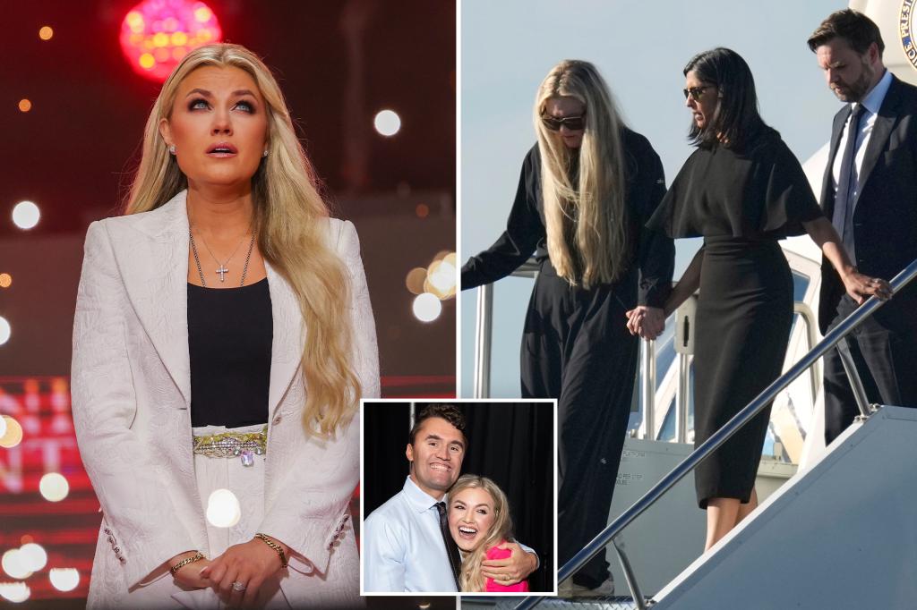 Erika Kirk recalls Usha Vance’s comforting words at Charlie Kirk memorial; Trump apologizes over forgiveness stance