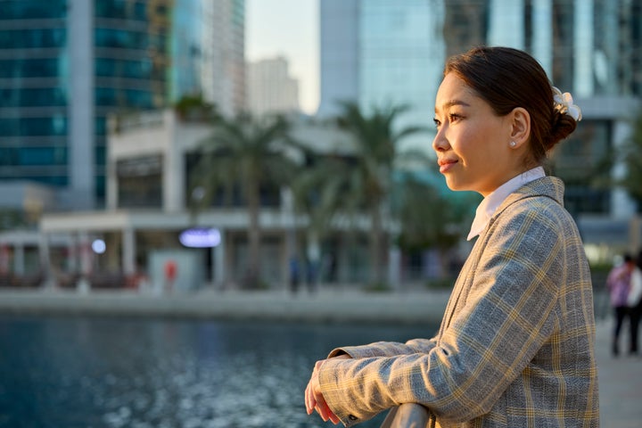 Close-up on large sunglasses