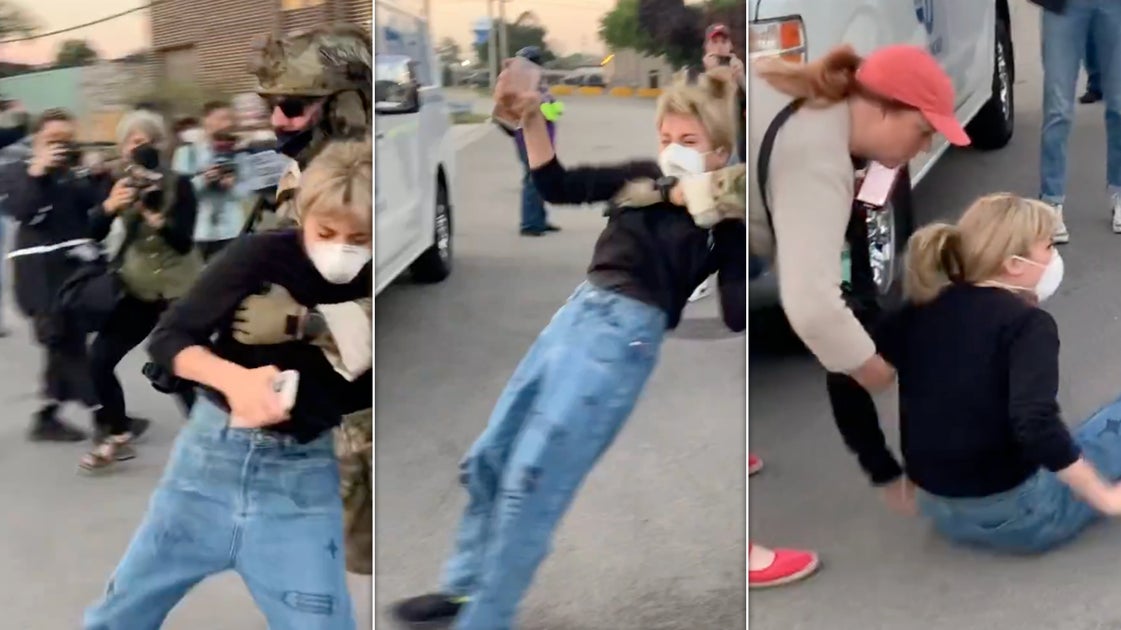 Illinois Congressional Candidate Thrown to Ground by ICE Officer During Protest