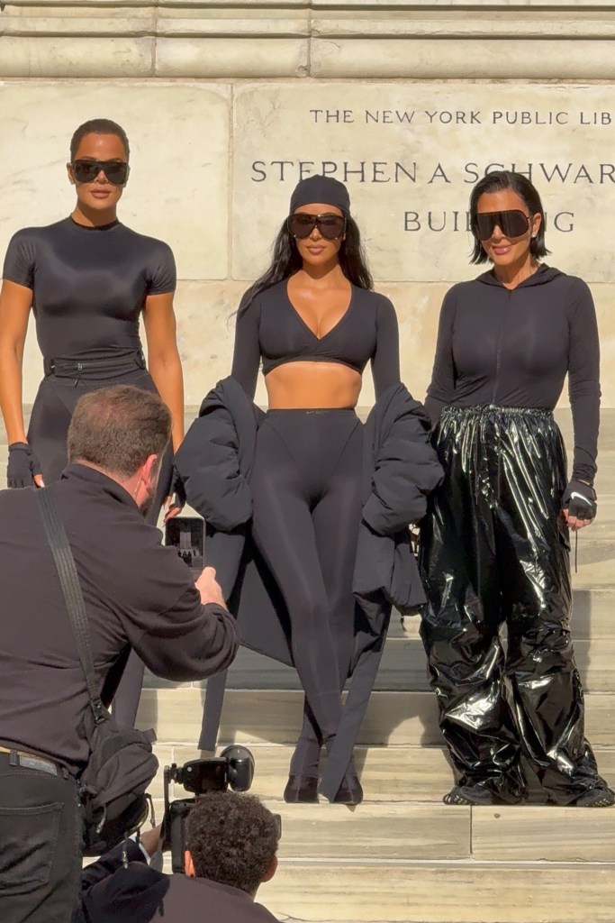 Kim Kardashian, Khloé and Kris Jenner Lead NikeSkims NYC Launch in Coordinated Activewear