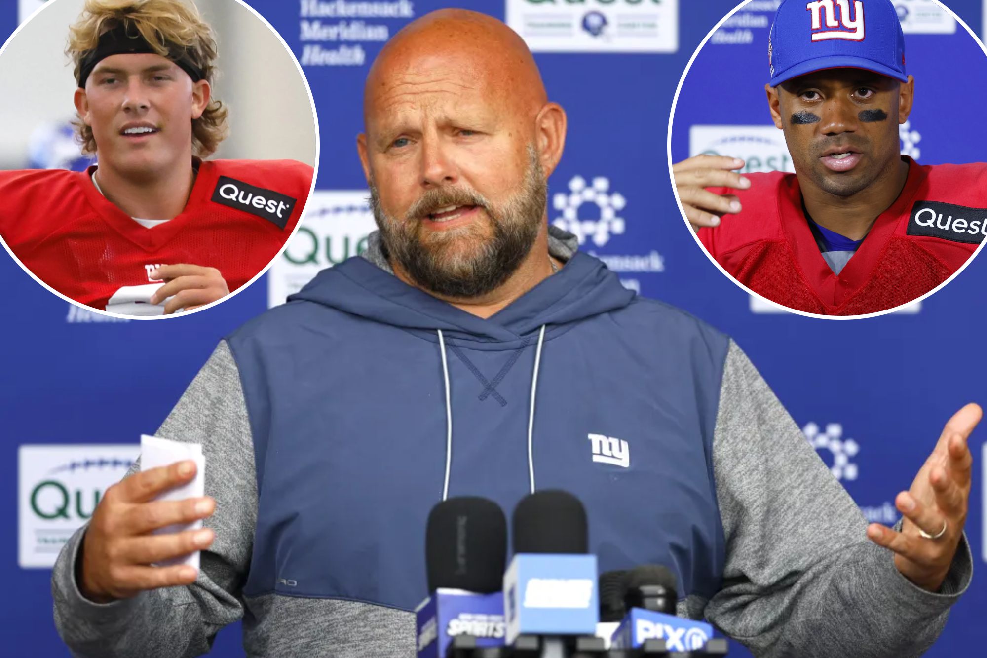 Daboll’s Dilemma: Giants Weigh Staying with Russell Wilson or Turning to Jaxson Dart