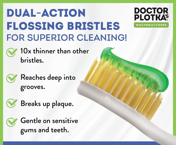 Close-up of the brush bristles