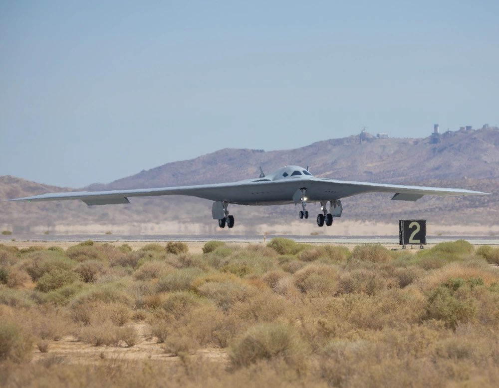 Second B-21 Raider Completes First Flight, Accelerating Bomber Test Program