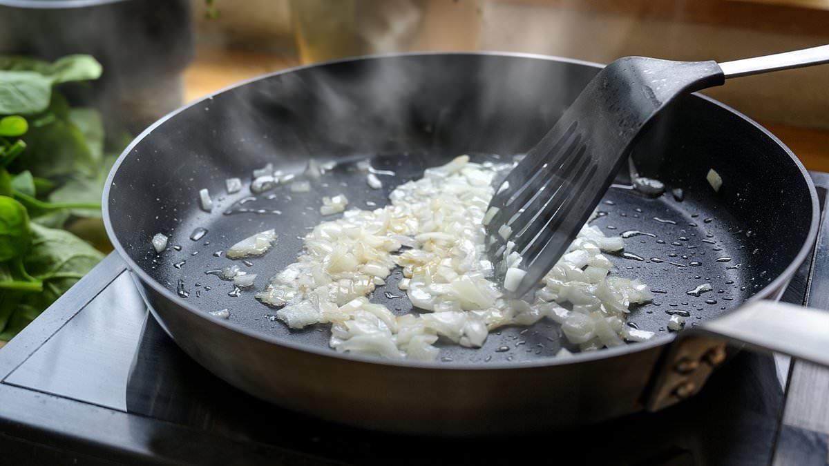 A pinch of baking soda can halve the time it takes to brown onions, scientists say