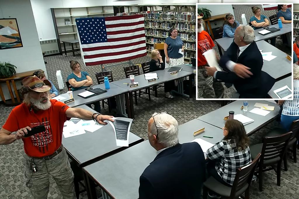 Maine school board brawl over teacher’s Charlie Kirk remarks ends with phone slap