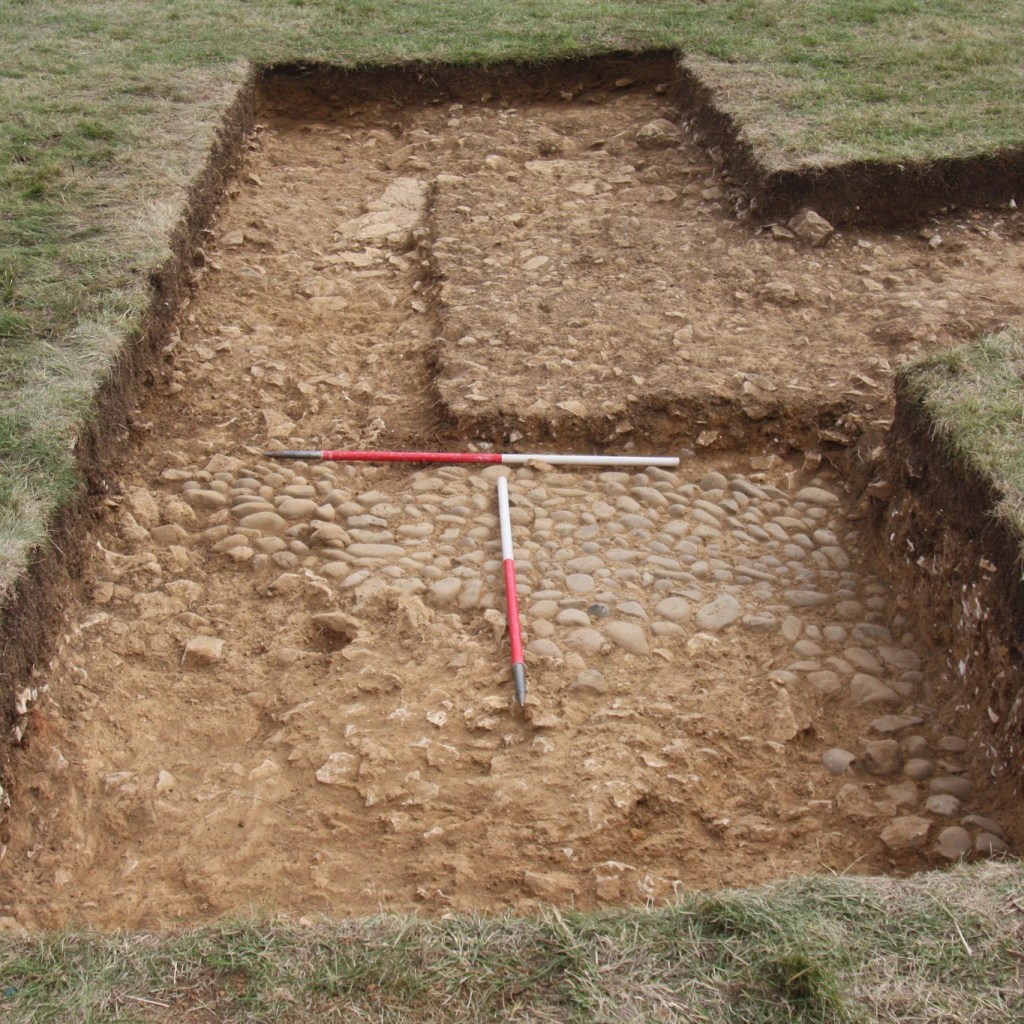 Close-up of thimble recovered at site