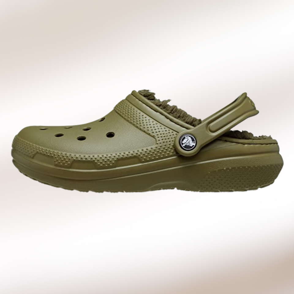 Cozy slippers close-up