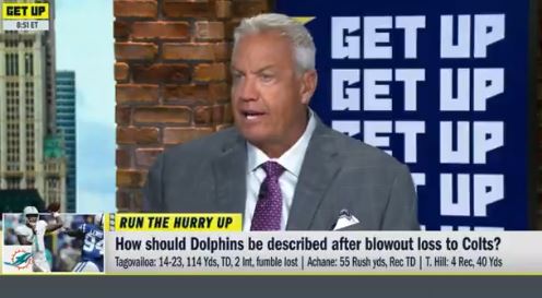 Rex Ryan Labels Mike McDaniel 'Nerd Boy' After Dolphins' 33-8 Loss to Colts