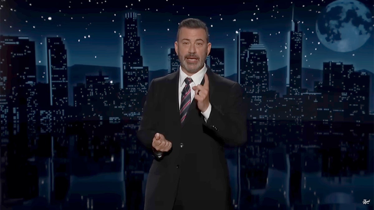 Jimmy Kimmel and Erika Kirk at memorial