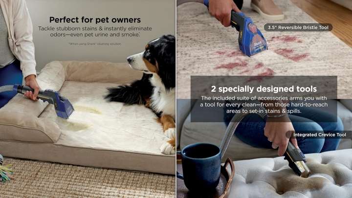 Shark CarpetXpert in action