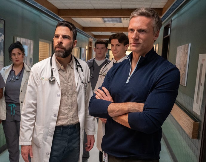 Dr. Oliver Wolf in a hospital hallway