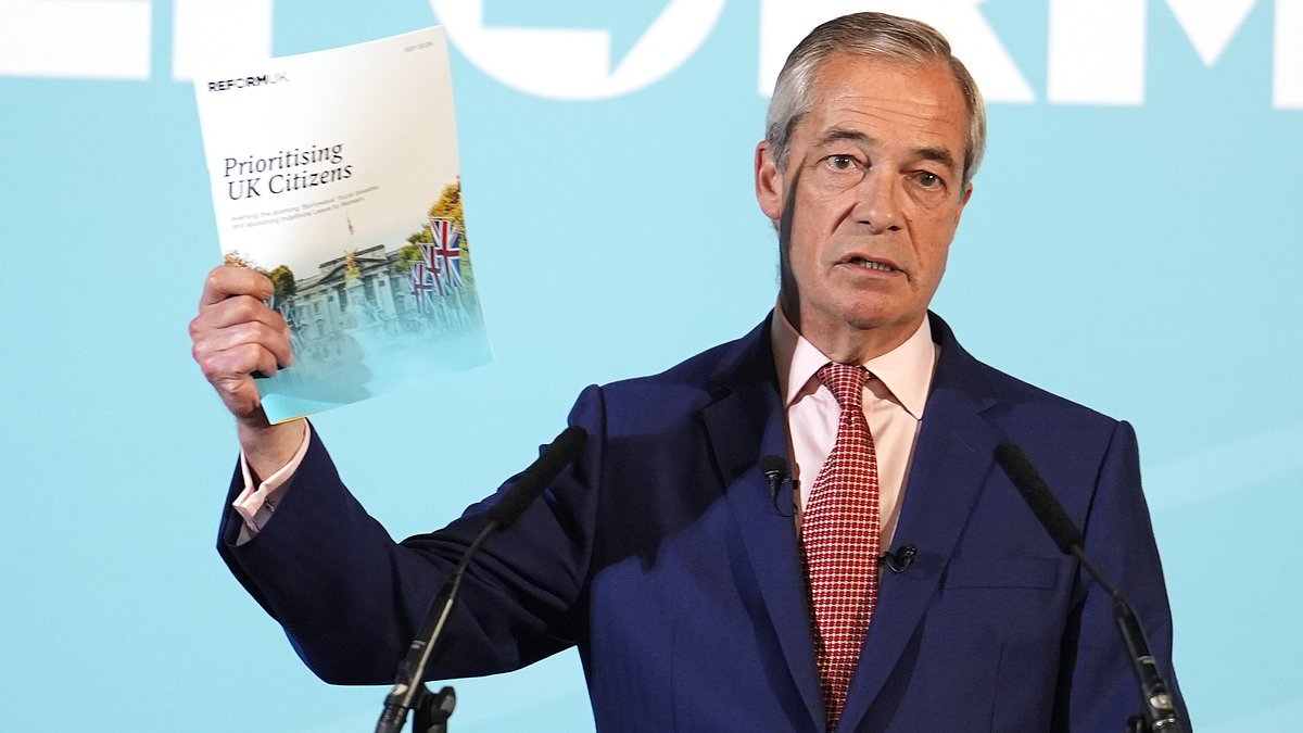 Reform UK proposals end indefinite leave to remain and restrict benefits for migrants