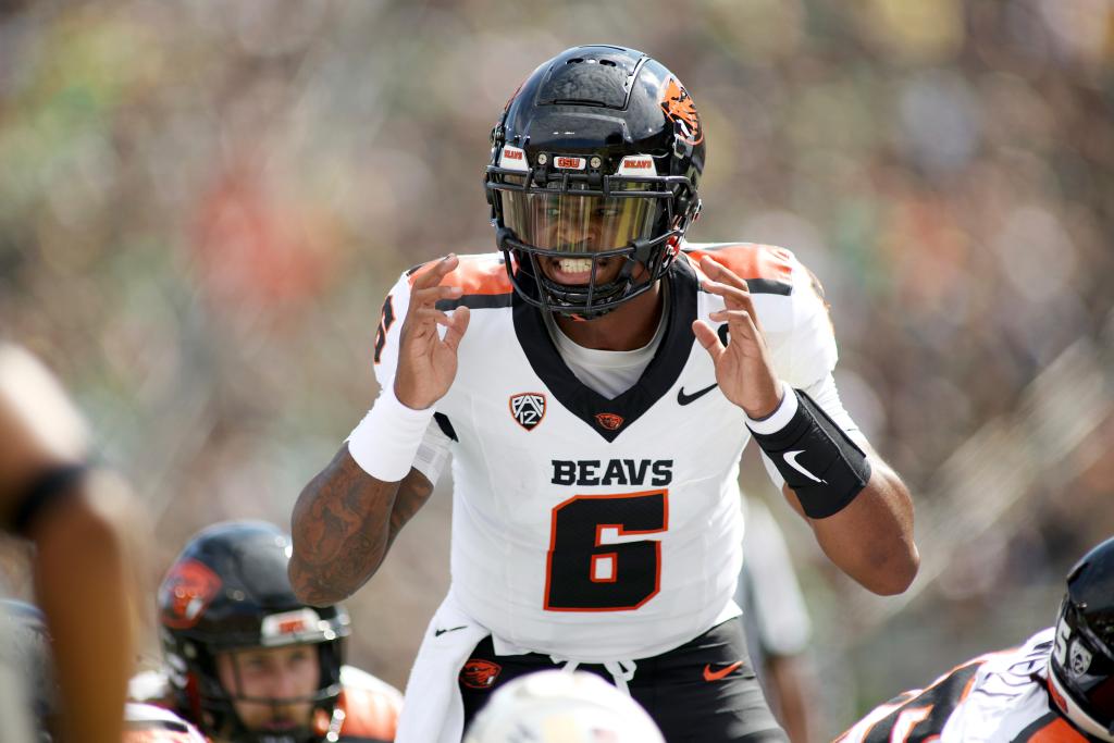 Waiting for the snap in the first half