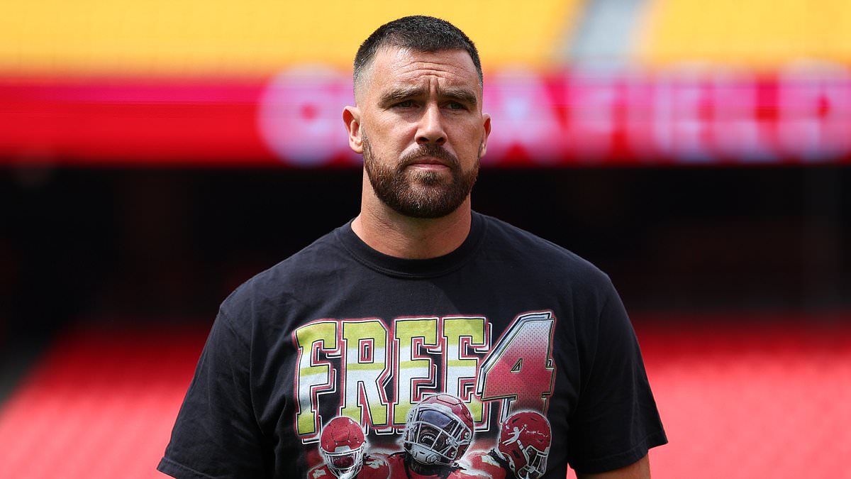 Travis Kelce, Chiefs Teammates Draw Backlash After Wearing 'Free 4' Shirts for Suspended Rashee Rice