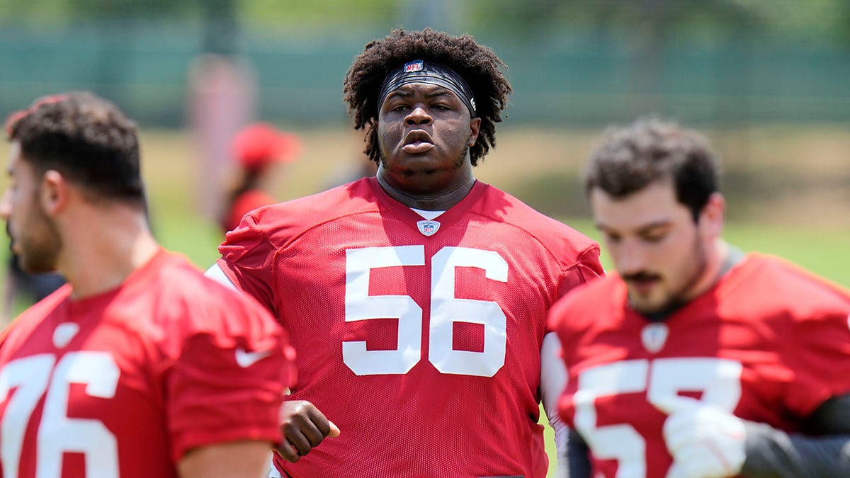 Desmond Watson at rookie minicamp