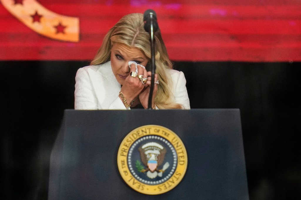 Erika Kirk forgives the man who killed her husband at Arizona funeral