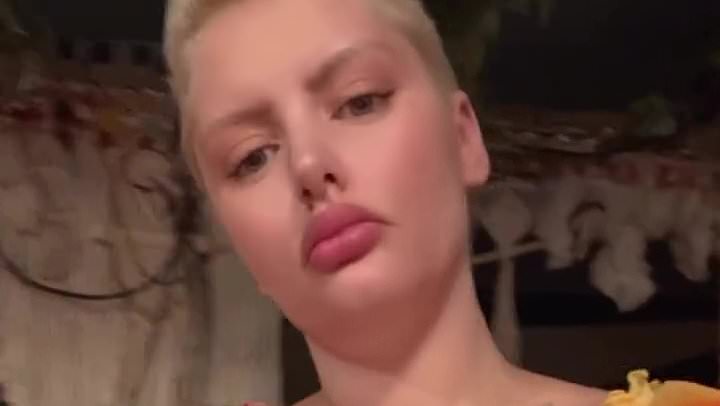 Gabi Grecko unveils dramatic makeover: shaved hair, teal-dyed look and bold new image